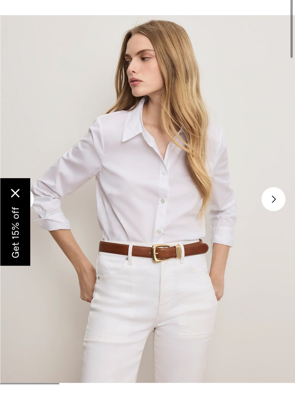 NWT Veronica Beard White MARISOL LS BLOUSE Size 0